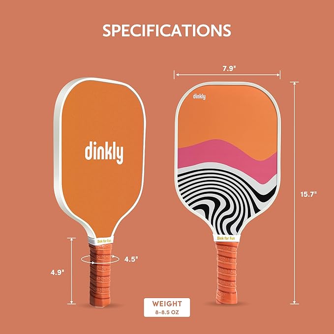 Pickleball Paddles Set of 2/4- USAPA Approved Graphite/Fiberglass Pickleball Racket, 2 Pickleball Rackets, 4 Balls and 1 Portable Carry Bag, Aesthetic Pickle Ball Set for Men Women Beginners