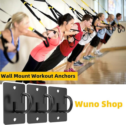 Resistance Band Wall Anchors System, Wall Mount Workout Anchors for Exercise Bands