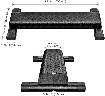 Kipika Steel Calf Raise Block - Standing Calf Raise Machine for Home Gym, Heavy Duty Wider Anti-Slip Platform Suitable for Calf Raise, Squats, Foot Stretches & Dip Exercises Supports up to 800lbs