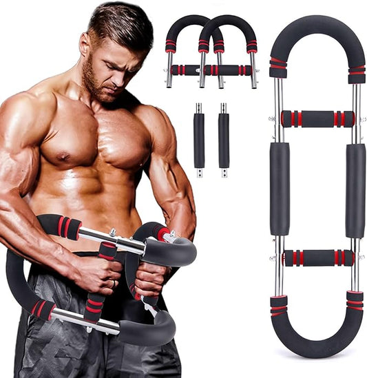 Twister Arm Trainer,Adjustable Chest Arm Workout Equipment,Chest Exerciser for Men,Arm Trainer for Men,Chest Clip Muscle Trainer,Portable Arm Exercise Equipment,Upper Body Workout Equipment