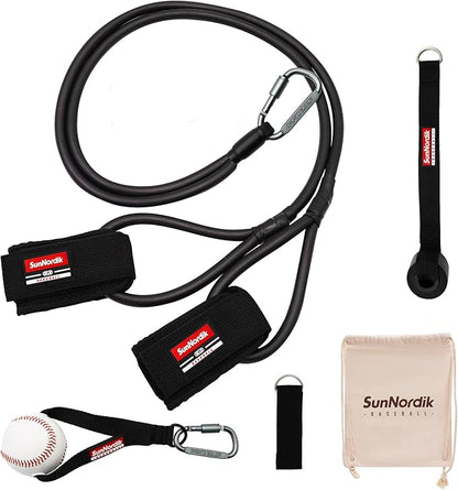 Resistance Bands for Pitchers, Baseball & Softball Training Equipment for Improving Arm Strength & Pitching Training, Baseball Pitching Bands for All Skill Levels