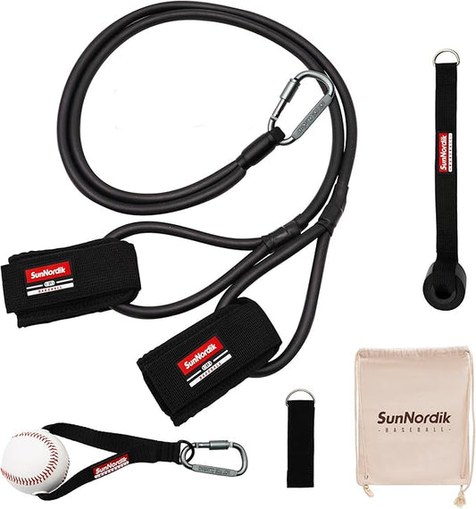 Resistance Bands for Pitchers, Baseball & Softball Training Equipment for Improving Arm Strength & Pitching Training, Baseball Pitching Bands for All Skill Levels