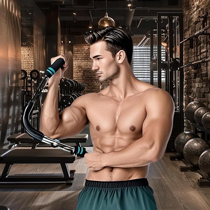 Twister Arm Trainer, 40-100lb Adjustable Chest Workout Equipment, Portable Power Twister Bar, 2025 New Adjustable Twister Arm Chest Exerciser，Detachable Design Fitness Anywhere