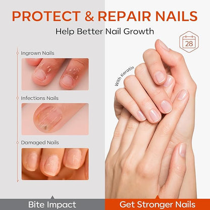 Modelones Nail Art Nail Biting Treatment for Kids No Bite Nail Polish Bitter Thumb Sucking Deterrent Nail Biting Prevention Quick-Drying Stop Nail Biting kids & Adults