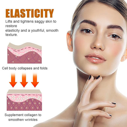 Collagen Boost Anti-Aging Serum, Collagen Peptide Anti-Wrinkle Serum, Collagen Face Serum For Skin Tightening Helps Lift, Plump, & Firm Sagging Skin, Serums For Skin Care, Anti Wrinkle Boost