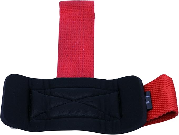 Lifting Dowel Straps Neoprene Padded Wrist Wraps Power Weight Lifting Training Gym Grips Straps Wrist Support Bandage Set of 2 Alternative to Hooks