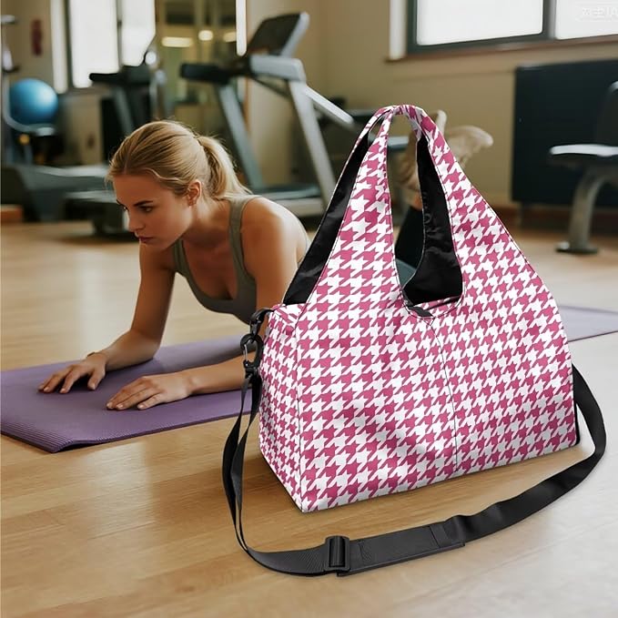Yoga Mat Bag for Women Men Large Carryall Tote with Adjustable Shoulder Strap for Gym Yoga Travel Pilates Office