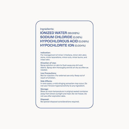 Magic Molecule Skin Cleanser for All Types, Hypochlorous Acid Spray Helps Heal Acne Prone, Eczema and Itchy Rashes and 50 Other Skin Ailments, Safe for Multiple Daily Uses, 8 oz Spray