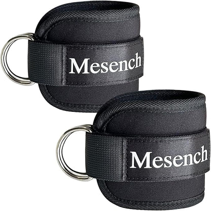 Ankle Straps for Cable Machine Attachments - Gym Ankle Cuff for Kickbacks, Booty Workouts - Ideal for Leg Extensions, Glute Exercises, and Full-Body Workouts - Suitable for Men & Women