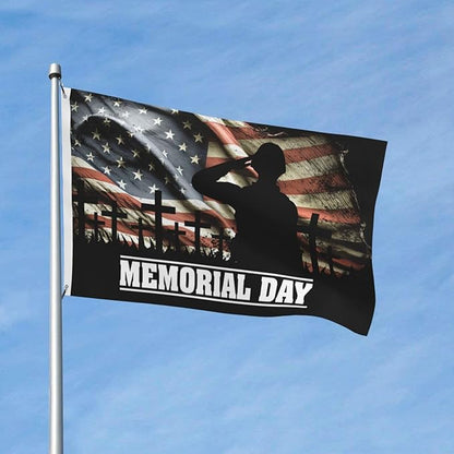 MEMORIAL DAY Flag Flags for outside 3x5 Ft Garden Flag Farmhouse Yard Indoor/Outdoor Decoration Banner Decor Gifts