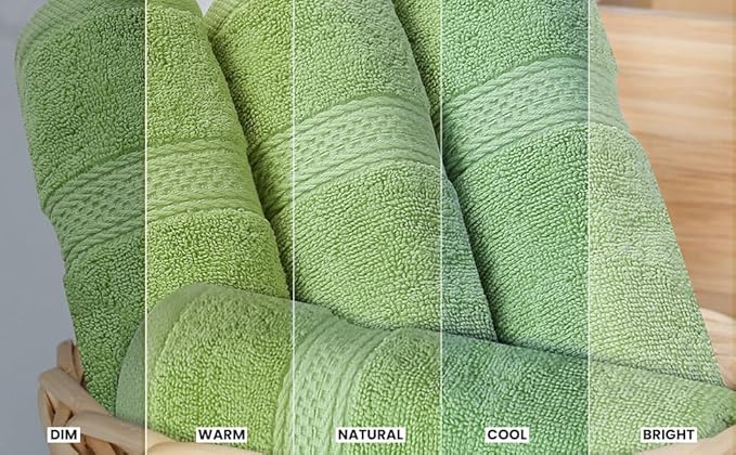 Utopia Towels 8 Piece Premium Towel Set, 2 Bath, 2 Hand, and 4 Wash Cloths, 600 GSM 100% Ring Spun Cotton, Highly Absorbent Towels for Bathroom, Gym, Hotel, and Spa, Sage Green