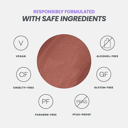 Wonderskin Wonder Blading All Day Lip Stain Peel Off Masque - Long Lasting, Waterproof & Transfer Proof Brown Lip Tint, Matte Finish Peel Off Makeup (Hush Masque)