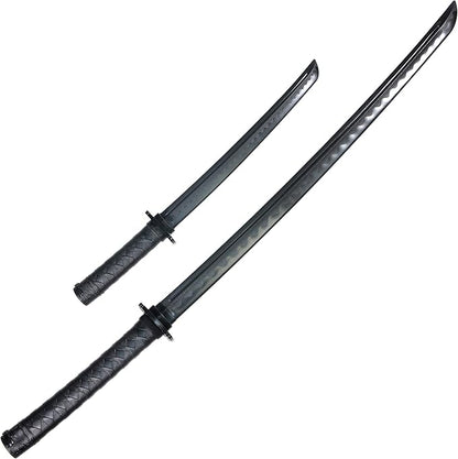 E-BOGU Polypropylene Training Sword (Long 39" and Short 23.5" Black Sword Set)