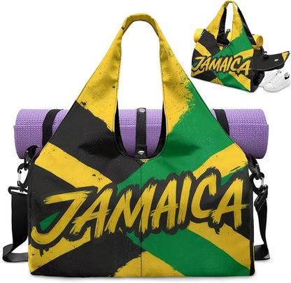 Yoga Mat Bag for Women Men Large Carryall Tote with Adjustable Shoulder Strap for Gym Yoga Travel Pilates Office