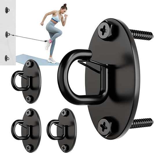 Resistance Band Wall Anchors System, Wall Mount Workout Anchors for Exercise Bands