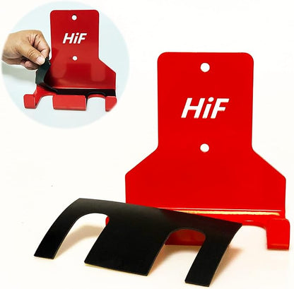 Olympic Barbell Hanger,Garage Gym Bar Wall Rack,Vertical Barbell Mount Rack,Space Saving Commercial or Home Gym Accessory,Holds Under 33mm Bar Size