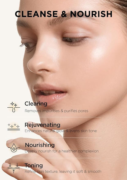 Hanskin Vitamin C Glow Duo – Powder Facial Cleanser & Sheet Mask Set | Gentle Exfoliation, Hydration & Radiant-Looking Skin | Korean Skincare Routine for Dull, Dry & Sensitive Skin, K-Beauty