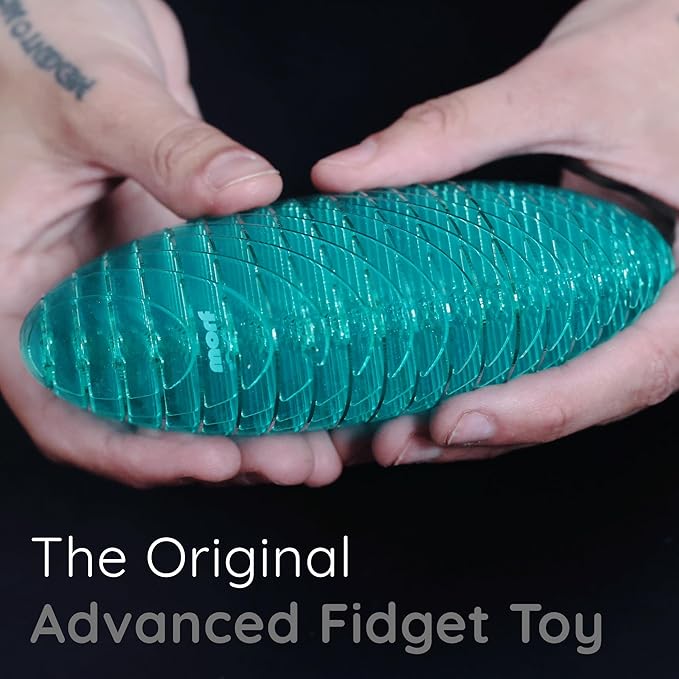 Morf Fidget Worm Toy - Flexible 3D Sensory Toy for Kids, Teens, and Adults – Stretchy, Quiet, Stress and Anxiety Relief, Focus - for Tactile Play, School, Work Gifts, Great for Classroom and Office