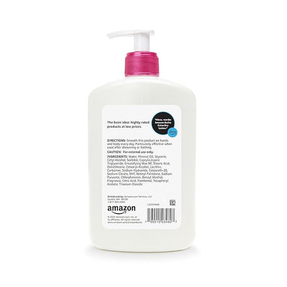 Amazon Brand - Solimo Extra-Dry Skin Lotion with Vitamins B5 & E, 16 fl oz
