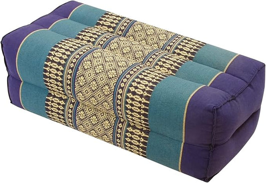 Yoga & Meditation Cushion - Organic Water-Resistant Kapok Filling, Meditation Cushion, Soft Yoga Prop