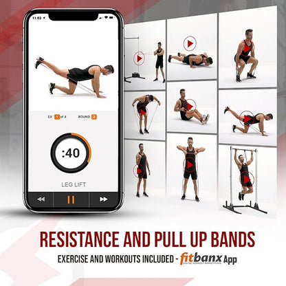 INTENT SPORTS Pull Up Assist Bands – Assistance and Resistance Bands for Pull-Up, Fitness, Body Stretching, Mobility Work, Weightlifting, Heavy Duty - Single/Set – Exercise Videos - eBook!