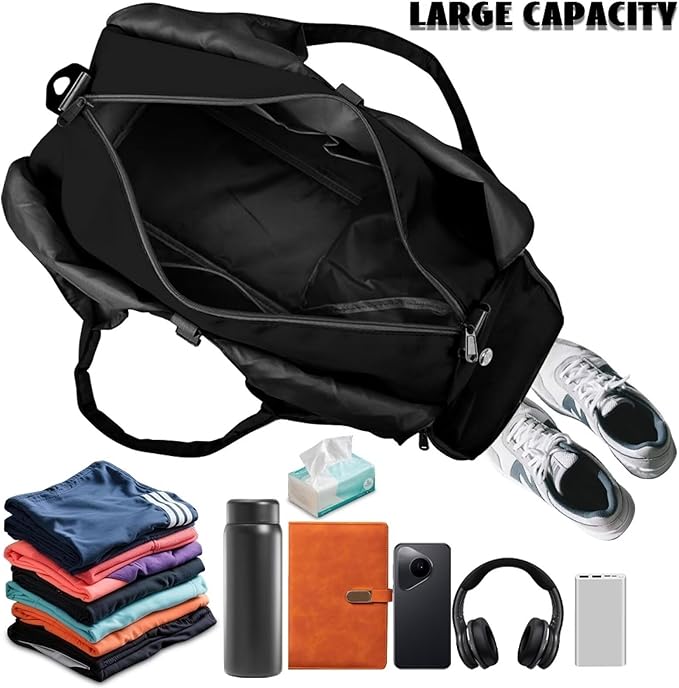 Yoga Mat Bag for Women Men Large Carryall Tote with Adjustable Shoulder Strap for Gym Yoga Travel Pilates Office