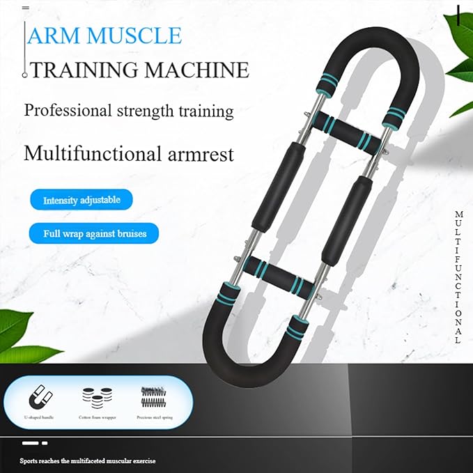Mr Sculpt Gorilla Bar 40-100lb, 3-Speed Adjustment Chest Workout Device, Arm Trainer for Men, Chest Exerciser for Men, Arm Trainer, Strength at Home Fitness Equipment
