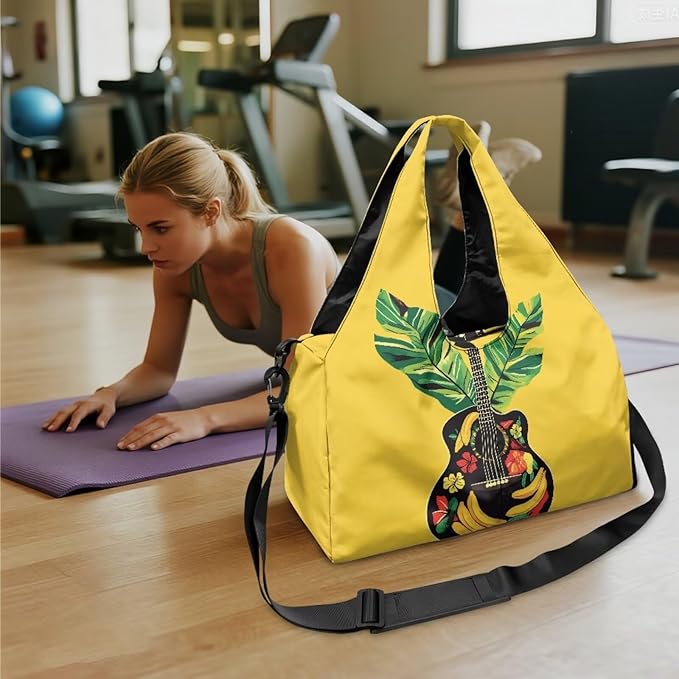 Yoga Mat Bag for Women Men Large Carryall Tote with Adjustable Shoulder Strap for Gym Yoga Travel Pilates Office