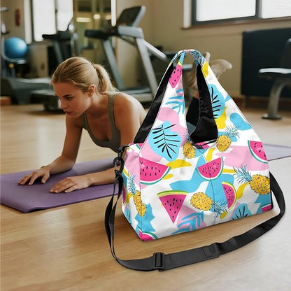 Yoga Mat Bag for Women Men Large Carryall Tote with Adjustable Shoulder Strap for Gym Yoga Travel Pilates Office