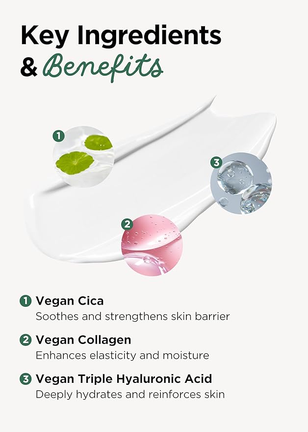 Bewants gua sha neck cream roller, korean neck cream with massage roller, rapid lift neck serum roll on, moisturizer for tightening skin with centella asiatica (2 Pack)
