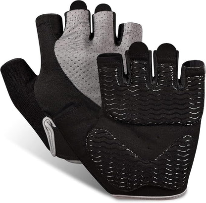 Sunnex Gym Gloves - Fingerless, Breathable Workout Gloves for Weightlifting, Cycling & More