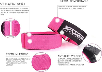 Occlusion Bands for Women Glutes & Hip Building, Blood Flow Restriction Bands BFR Bundle Booty Bands, Best Fabric Resistance Bands for Exercising Your Butt, Squat, Thigh, Fitness