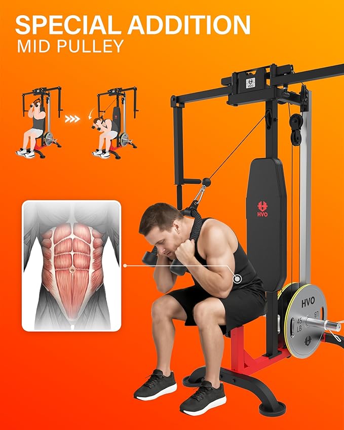 Chest Fly Machine PEC Deck: Fly and Reverse Delt Machine Adjustable Upper Body Home Gym Ab Workout Butterfly Machine for Chest, Back, Pectoral, Rear Deltoid and Shoulder Training