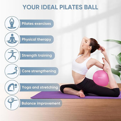 APEXUP Yoga Ball Exercise Ball Anti Slip Heavy Duty for Fitness, Balance & Core Workout