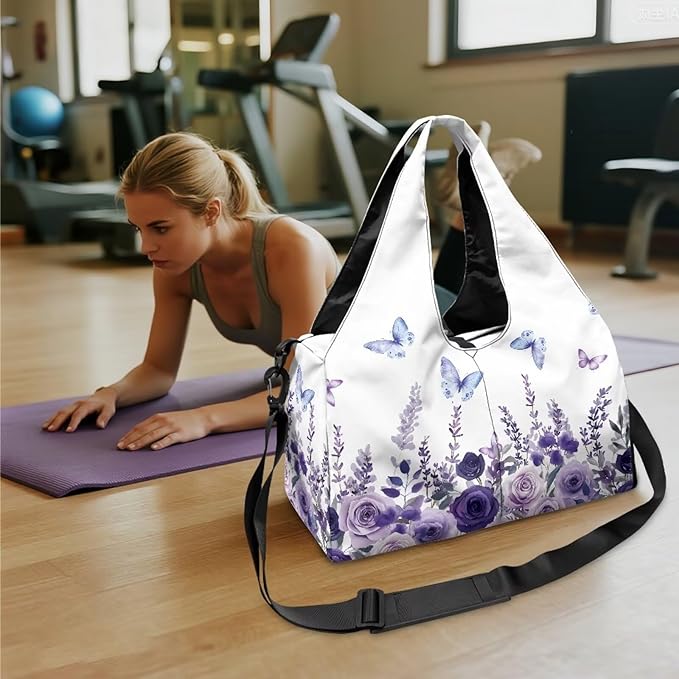 Yoga Mat Bag for Women Men Large Carryall Tote with Adjustable Shoulder Strap for Gym Yoga Travel Pilates Office