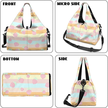 Yoga Mat Bag for Women Men Large Carryall Tote with Adjustable Shoulder Strap for Gym Yoga Travel Pilates Office