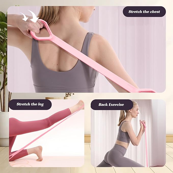 Resistance Bands, Figure 8 Fitness Resistance Bands with Handles, arm Bands for Workout