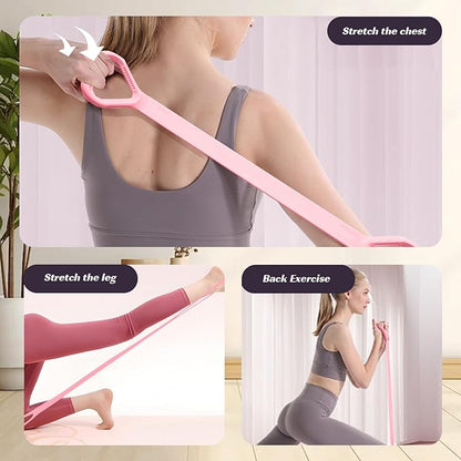Resistance Bands, Figure 8 Fitness Resistance Bands with Handles, arm Bands for Workout