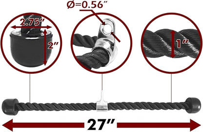 A2ZCARE Cable Machine Accessories for Weight Lifting, LAT Pull Down Attachment, Cable Attachments for Gym