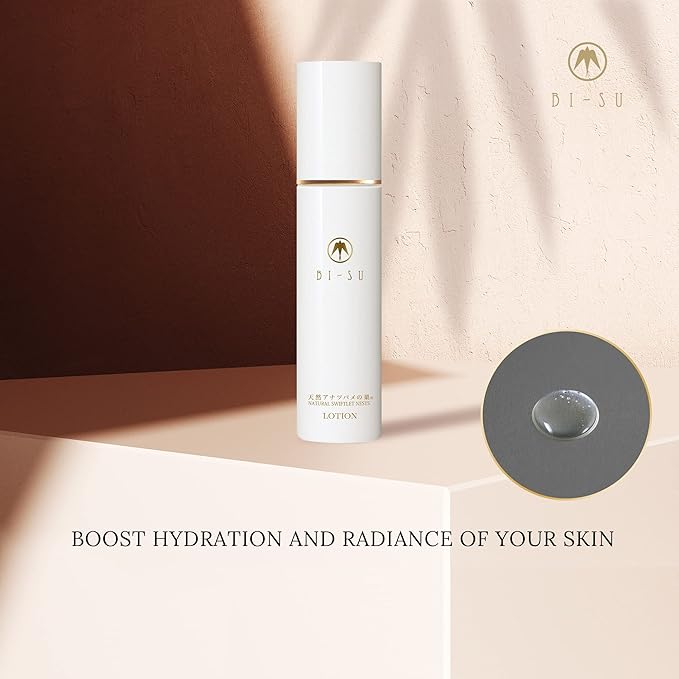 BI-SU Lotion | Hydrating Face Essence with Natural Swiftlet Nests Extract, Collagen, Hyaluronic Acid, Vitamin C, Lightweight Anti-aging Japanese Skincare, Helps Wrinkles, Dark Spots, 4.05 fl.oz, 120ml