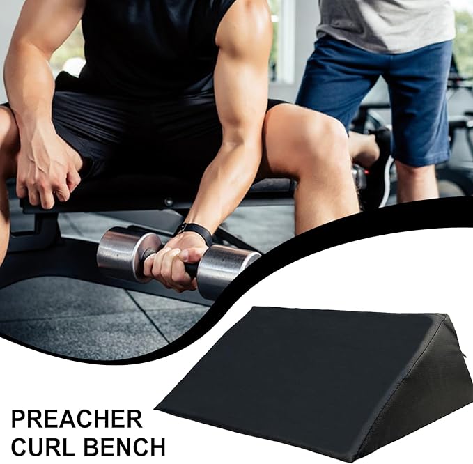 Preacher Curl Pad | Seated Preacher Curl Pad | Strength Training Weightlifting Lifting Equipment for Arm Chest Bicep Fitness Home Gym Workout