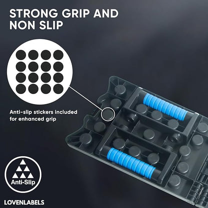 Foldable Push-up Board | Workout Equipment for Strength Training & Bodyweight Exercises | Fitness Equipment for Men & Women | Portable Exercise Equipment for Home Gym & Calisthenics