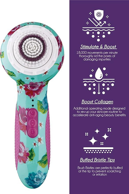 Michael Todd Beauty - Soniclear Elite - Facial Cleansing Brush System - 6-Speeds - Face Cleansing Brush & Exfoliating Body Scrubber