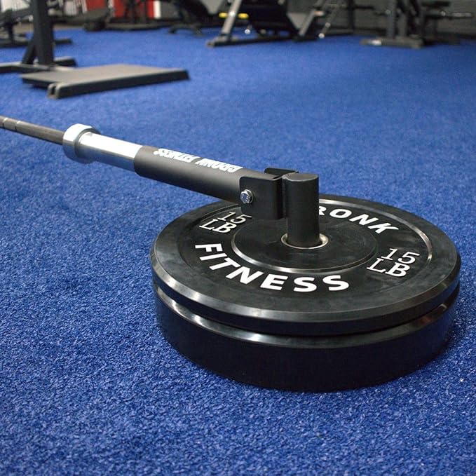 Gronk Fitness Landmine Handle Attachment for Barbell | Heavy-Duty 360° Swivel T Bar Row Stand | V Bar Compatible, Fits Olympic & Standard Bars | Home Gym Landmine for Full-Body, Deadlift & Leg Press Workouts
