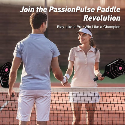 Pickleball Paddles 2025,Raw Carbon Fiber Surface（CFS） 16mm T700 High Grit & Spin, Pro Pickle Ball Paddles Designed for Ultimate Spin & Consistency