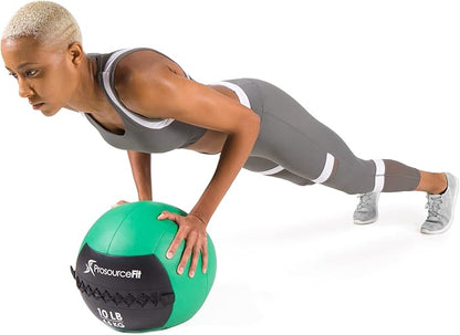 ProsourceFit Soft Medicine Balls, Wall Balls and Full Body Dynamic Exercises