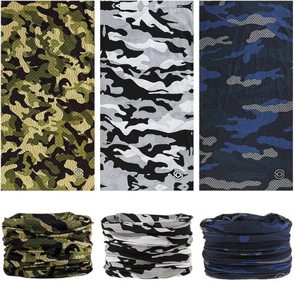 Headband Neck Gaiter Head Wrap Headwear Face Mask Magic Scarf Bandana for Men and Women