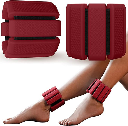 Polyfit Wrist & Ankle Weights - 1 Pair - Wearable Ankle Weights for Women and Men - Wearable Bracelet for Exercise, Yoga, Walking, Running, Dance, Barre, Pilates, Cardio, Aerobics