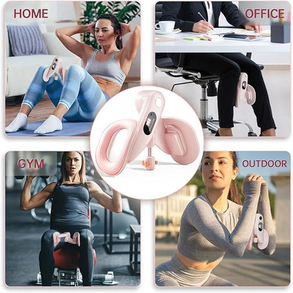 Thigh Master Hip Trainer Kegel Exerciser, Pelvic Floor Muscle Trainer for Women and Inner Thigh Exercise Workout for Men, Thigh & Hip Strengtheners for Home Gym Workout