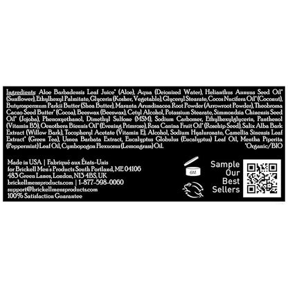 Brickell Men's Revitalizing Anti-Aging Cream For Men, Face Moisturizer For Face To Reduce Fine Lines and Wrinkles, Natural and Organic Anti Wrinkle Night Face Cream, 2 Ounce, Scented